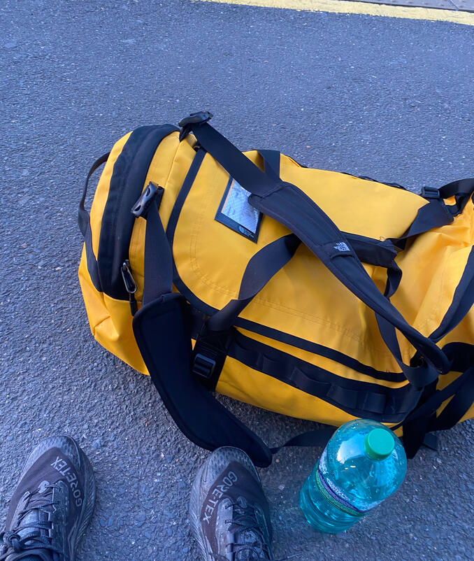 Bags packed, London, 2022